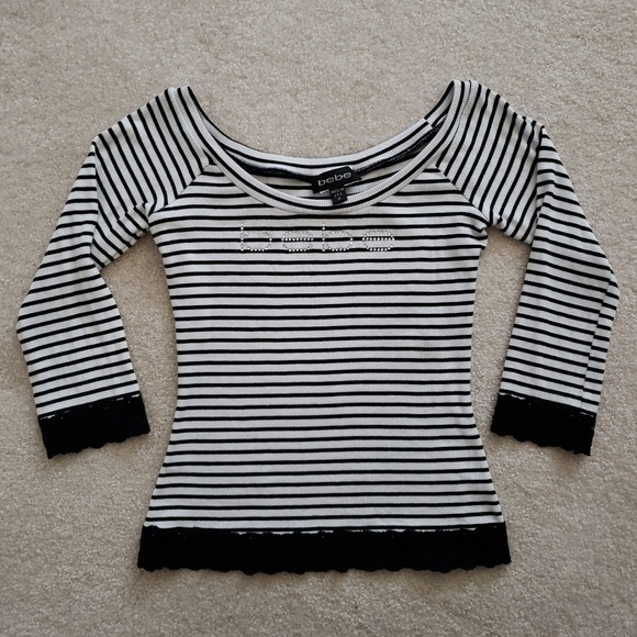 bebe Tops - BEBE off shoulder top